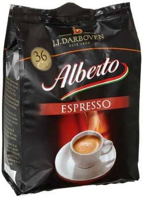 Zdjęcie produktu dla Darboven Kaffee Alberto Espresso Pads36er, 2er Pack (2 x 252 g)