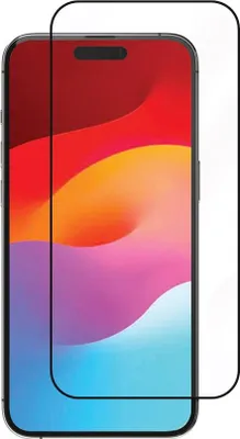 Produktbild von eSTUFF Titan Shield - Bildschirmschutz für Handy - volle Abdeckung - Glas - Rahmenfarbe schwarz (Packung mit 10)