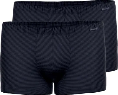 Produktbild von Ammann 2er Pack Baumwolle & More Retro Short / Pant Klassische Schnittform, Angenehm auf der Haut, In feiner Ringeloptik