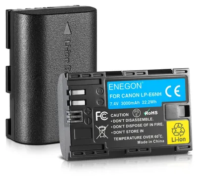 Obrázek produktu pro (Balení 2 kusů) Baterie Li-ion s vysokou kapacitou 3000 mAh, náhradní