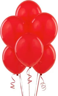 Image de Ballons pastel 12 pouces, 25 pcs, rouge