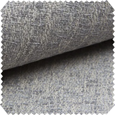 Produktbild von novely® exquisit SPEZZANO - Grob Strukturierter Möbelstoff - Schwer Entzündbarer Polsterstoff - Pflegeleichte Meterware 1lfm - Farbe: 03 Grau Creme