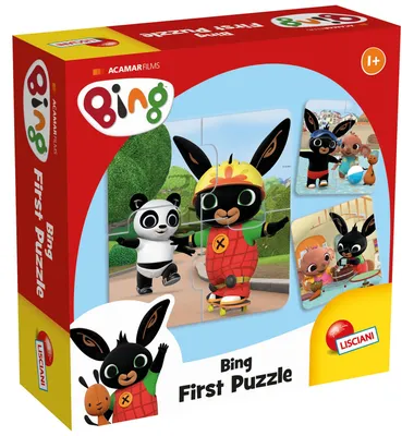Produktbild von Lisciani Bing Games - Bing Puzzle, 4 Stück(e), Tiere, 1 Jahr(e)