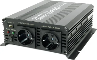 Produktbild von Spannungswandler 24V 230V schwarz Mod. Sinus Wechselrichter: 1000 W
