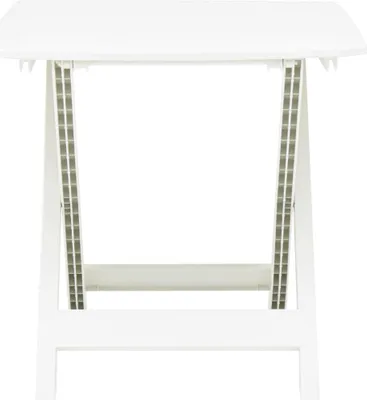 Produktbild von vidaXL Gartentisch Klappbar Weiß 79 x 72 x 70 cm Kunststoff