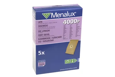 Obrázek produktu pro Menalux 4600, Prachový sáček, Bílá, Dřevo