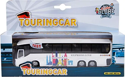 Produktbild von Kids Globe Die Cast Pull back Bus met L/G
