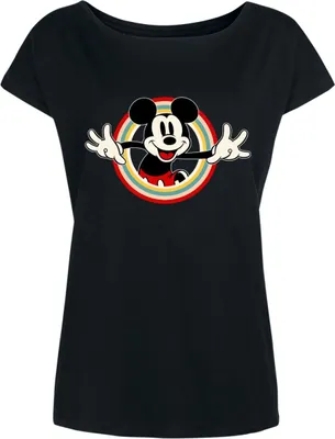 Produktbild von Mickey Mouse T-Shirt Damen Mickey Mouse schwarz XXL
