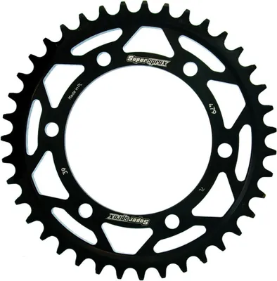 Productafbeelding van Staal kettingtandwiel Supersprox 530 - 39 tanden (zwart) RFE-479:39-BLK | ID 110,0 LK 130,0 6 gaten