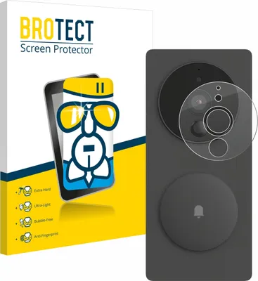 Produktbild von BROTECT Schutzglas für Aqara SVD-KIT1 (Smarte Video-Türklingel G4) Schutzfolie Panzer Folie Glas Display Schutz klar