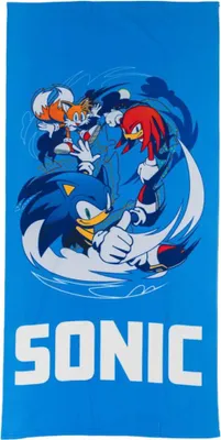 Produktbild von Sonic the Hedgehog Handtuch Badehandtuch Badetuch XL Strandtuch 70x140