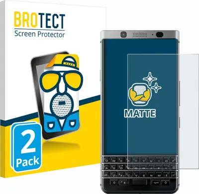 Produktbild von 2x BROTECT Schutzfolie für BlackBerry Keyone Displayschutz Displayschutzfolie Folie Matt Entspiegelungsfolie