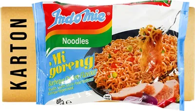 Produktbild von Indomie Mi Goreng BBQ Chicken Geschmack 40x80g
