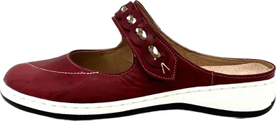 Produktbild von Nowaland Damen Clogs Hausschuhe leichte Pantoffeln atmungsaktive Pantoletten Sabots Slipper,Rot,36