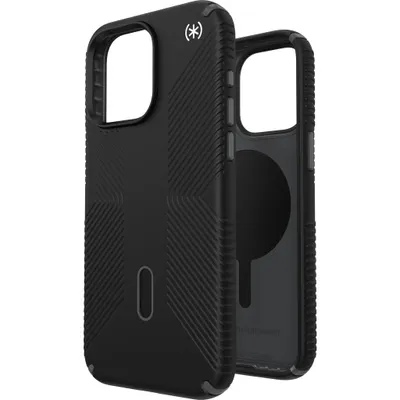 Productafbeelding van Speck Presidio2 Grip, hoesje, geschikt voor Apple iPhone 15 Pro Max, 17 cm (6.7 inch), zwart