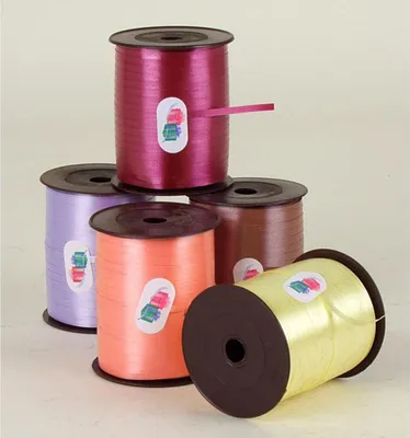 Produktbild von 6x Polyband Geschenke Präsent Schleifen Bänder Verpackungen Geburtstag Farben