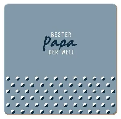 Produktbild von Korkuntersetzer Bester Papa