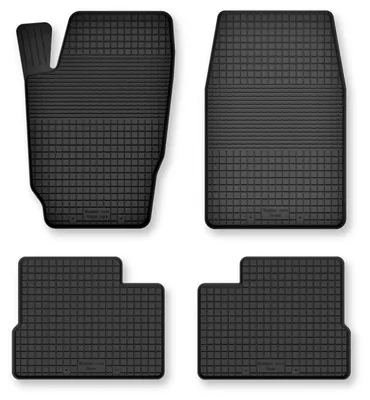 Produktbild von Gummi-Fußmatten für Kia Sportage I 1995-2004 (SUV) – 4-tlg, Schwarz, Semi-Universal, angepasst – Wielganizator Semi-Universal
