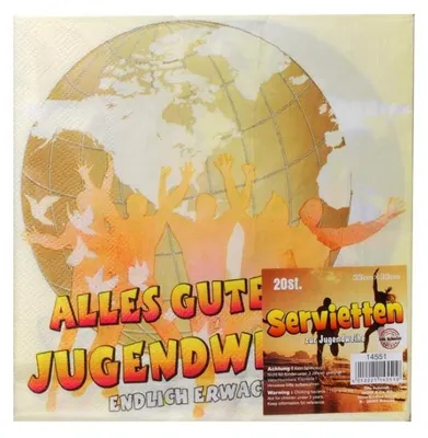 Produktbild von Servietten Alles gute zur Jugendweihe