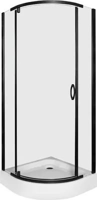 Immagine prodotto di Cabina doccia 79X79X190 Cm / 6 Mm vetro trasparente, spruzzi neri
