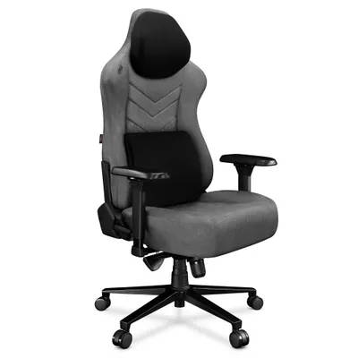 Zdjęcie produktu dla Fotel gamingowy biurowy YUMISU 2053 Magnetic Tkanina Cloud Black, Fotel gamingowy materiałowy, jasnoszaro-czarny