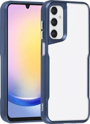 Immagine prodotto di Custodia posteriore TUNIQ per Galaxy A25 - Silicone - Blu scuro