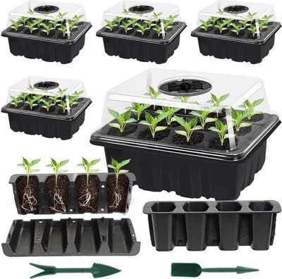Image de Kit de mini-serres, 5 pièces, 60 alvéoles