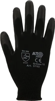 Produktbild von Montage-Feinstrickhandschuhe, Größe 11/XXL, schwarz