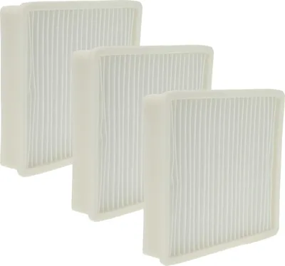 Produktbild von vhbw 3x Staubsaugerfilter kompatibel mit Samsung VCDC20EH, VCMA16BS, VCMA18AV, VCMA16GV, VCMA15QS, VCMA16ES Staubsauger - HEPA-Filter Grau Weiß