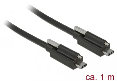 Image de DELOCK USB-Kabel Supersp. 10Gbps C->C St/St je 1 Schr. 1m
