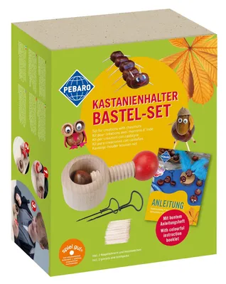 Produktbild von Pebaro | Kastanie Bausatz mit Bohrern und Anleitung