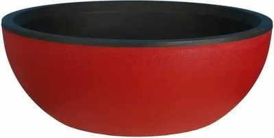 Image de RIVIERA - Coupe-pot de fleurs - Granit D40 - rouge
