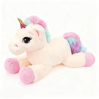 Produktbild von Niedliches Einhorn Plüschkissen für Kinder, 40 cm