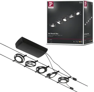 Produktbild von Paulmann CorDuo LED Seilsystem RoundMac Basisset
