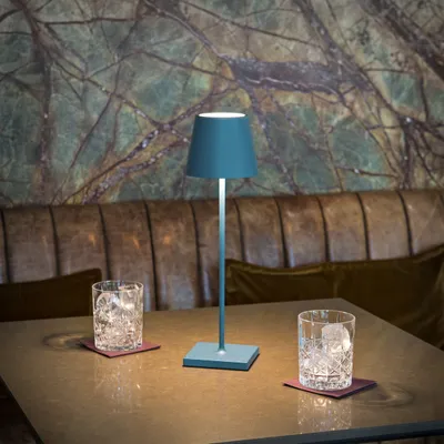 Produktbild von SIGOR LED Akku-Tischleuchte "NUINDIE 380" INDOOR & OUTDOOR 2,2W 827 (Warmton-extra) Blau USB-C