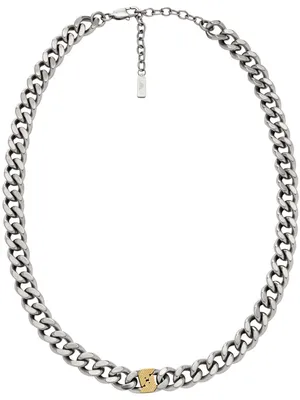 Obrázek produktu pro Emporio Armani EGS3187040 Pánský náhrdelník z nerezové oceli stříbrný 52 cm