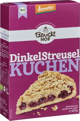 Produktbild von Backmischung - Dinkel Streuselkuchen 425g 6er Pack