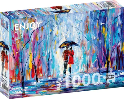 Produktbild von Puzzle 1000 Regnerische Liebe