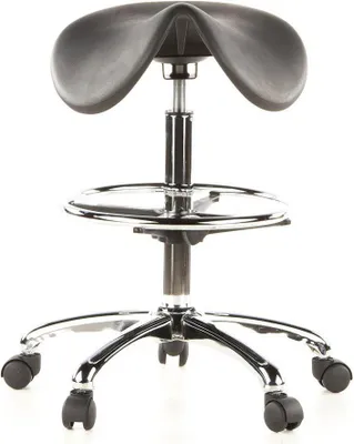 Obrázek produktu pro hjh OFFICE sedlová stolička TOP WORK 13 mobilní stolička pracovní stolička, ergonomická stolička pro kancelářskou praxi domácí kancelář, tvrdá pěna