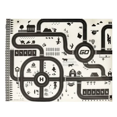 Produktbild von KIK KX7978 Spielmatte für Kinder City 130x100cm
