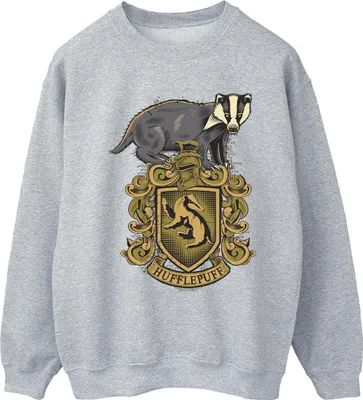 Produktbild von Harry Potter - "Hufflepuff" Sweatshirt für Damen BI21534 (L) (Grau)