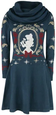 Produktbild von Die Schöne und das Biest Mittellanges Kleid Damen Belle multicolor M