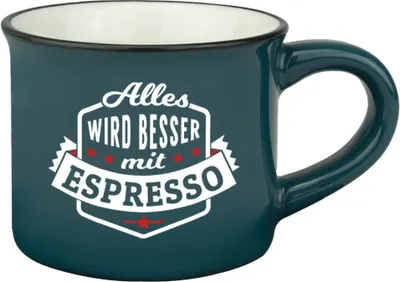 Produktbild von Persönliche Espressotasse Mokkatasse - Alles wird besser