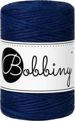 Zdjęcie produktu dla Bobbiny Macrame Cord 1,5 mm 100 m Ink Blue Sznurek