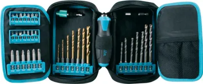 Image de Makita P-90009 Set d'embouts et de forets 37 pces. Phillips / Pozidriv / Fente / Torx