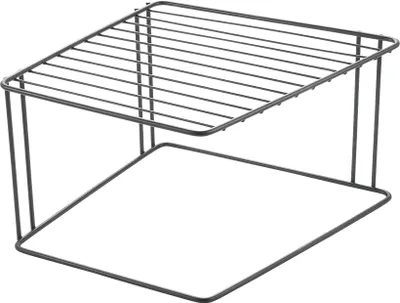Produktbild von METALTEX 361301000 Boxe Lava Eckschrankeinsatz 1-Etg. 25 x 25 x 15 cm TouchTherm®, matt schwarz