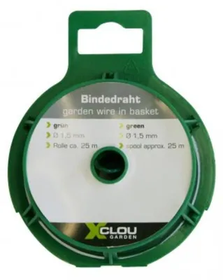 Produktbild von Bindedraht 25 m x ø1,50 mm, ideal zum Fixieren von Pflanzen