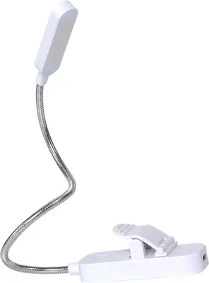 Image de Lampe de lecture à Led flexible à pince pour livres Lampe de lecture pour signets USB rechargeable Lampe de nuit à gradation progressive