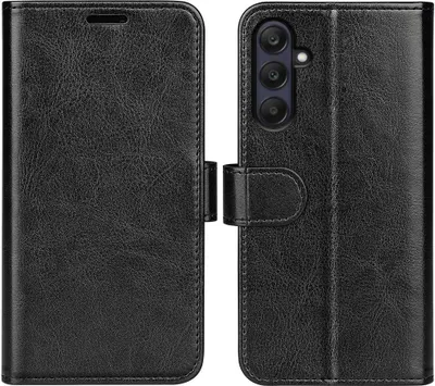 Produktbild von Mobigear Classic  Samsung Galaxy A26 Hülle Klapphülle Geldbörse - Schwarz