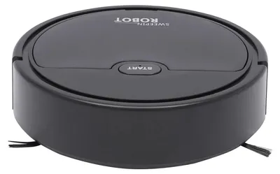 Produktbild von Saugroboter 3-in-1 - Mini Staubsauger Roboter - 500Pa Saugkraft - Kabellos 360° drehbar - 20 ml Staubbehälter - Leise 50 dB - Schwarz